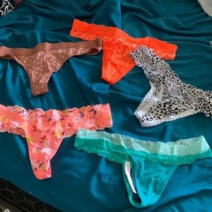 5 thongs (can do separate for smaller prices!)